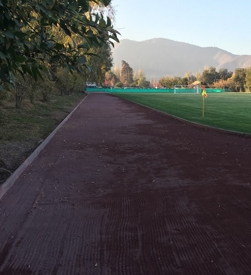 Ampliacion cancha y pista atlética